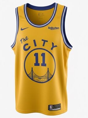 New Nike Klay Thompson Golden State Warriors "The City" Hardwood Classics Jersey